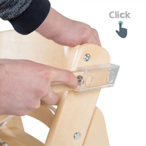 Chaise haute évolutive Sit Up Fun bois naturel