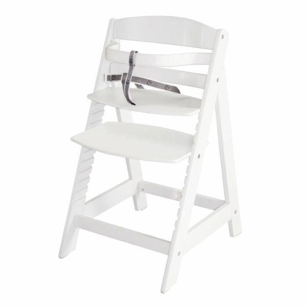 Chaise haute évolutive Sit Up lll  blanc avec coussin réducteur Adam et Eule