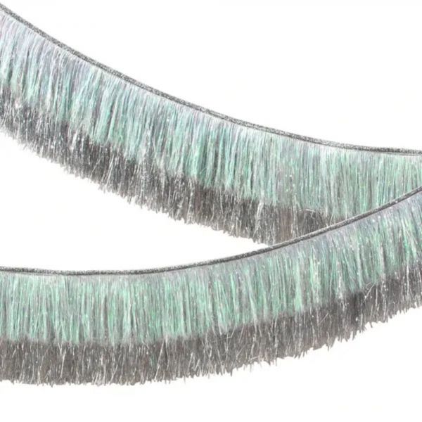 Guirlande à franges Argent
