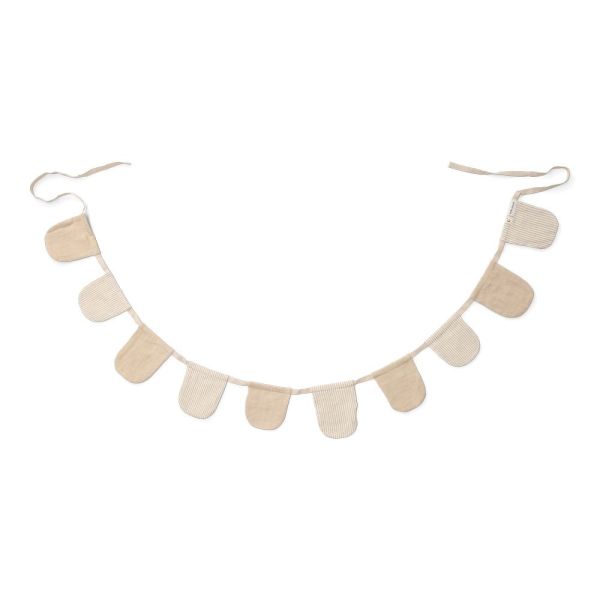 Guirlande avec fanions - Pure Soft Beige