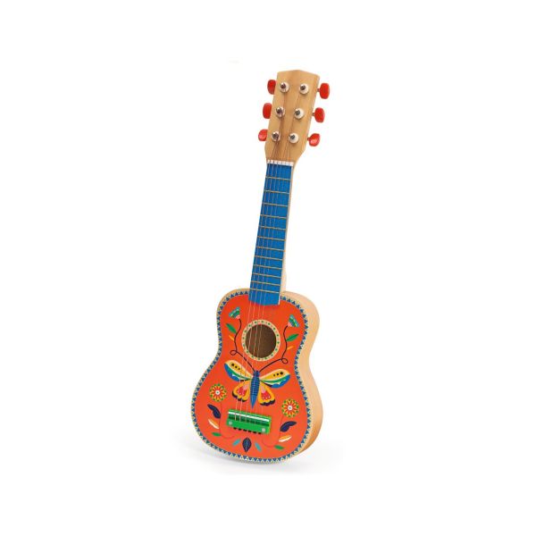 Guitare enfant 6 cordes métalliques petit modèle