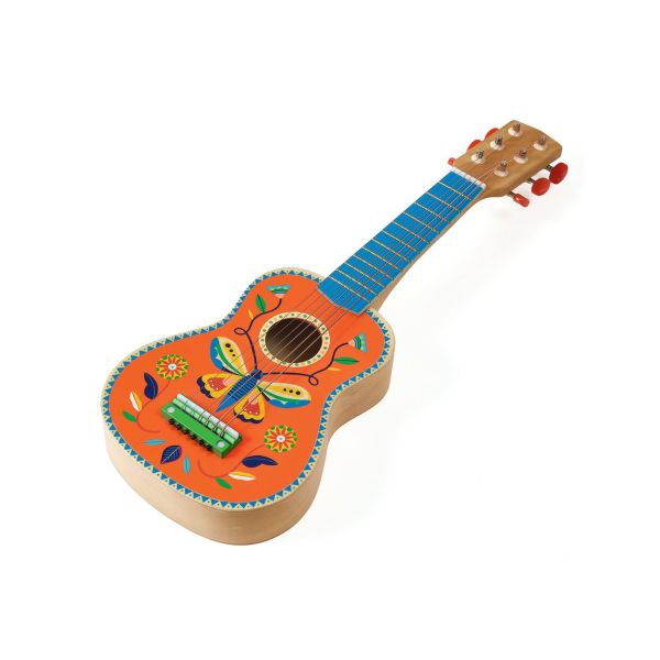 Guitare enfant 6 cordes métalliques petit modèle