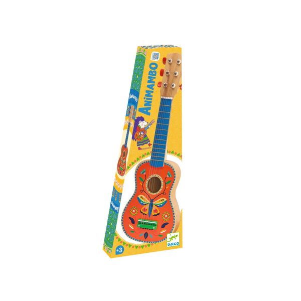Guitare enfant 6 cordes métalliques petit modèle