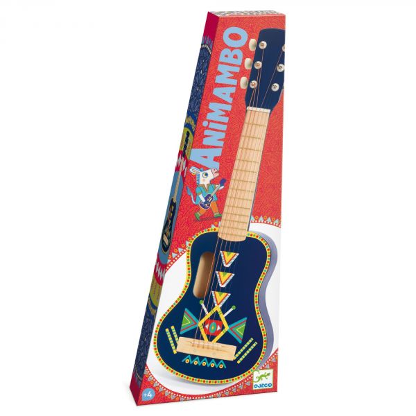 Guitare 6 cordes métalliques enfant Animambo