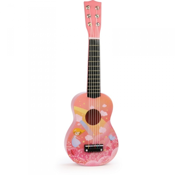 Guitare en bois Arc-en-ciel