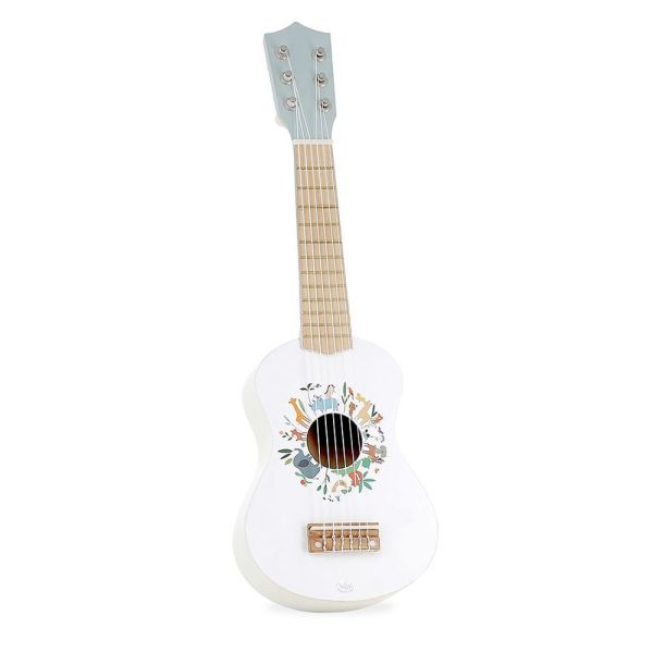 Guitare en bois blanc Les animaux du monde - Sarah Betz