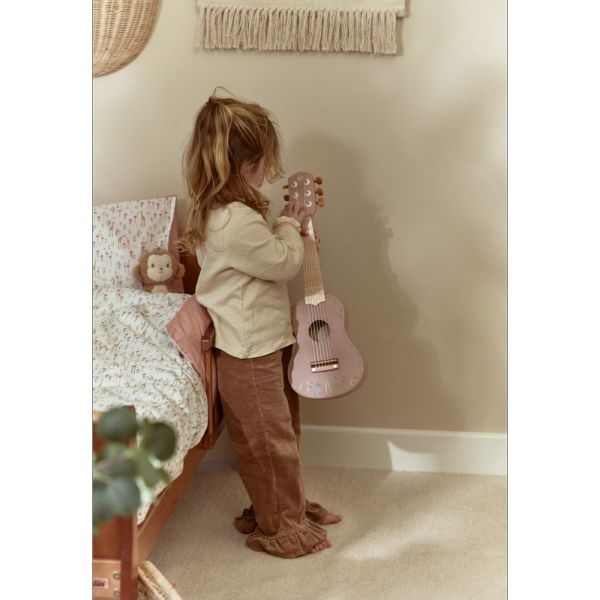 Guitare Rose en bois - Safari Friends