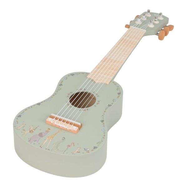 Guitare Verte en bois - Safari Friends