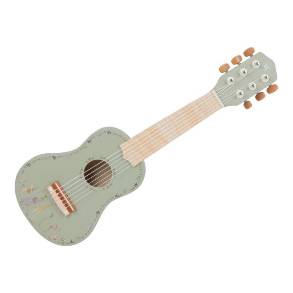 Guitare Verte en bois - Safari Friends