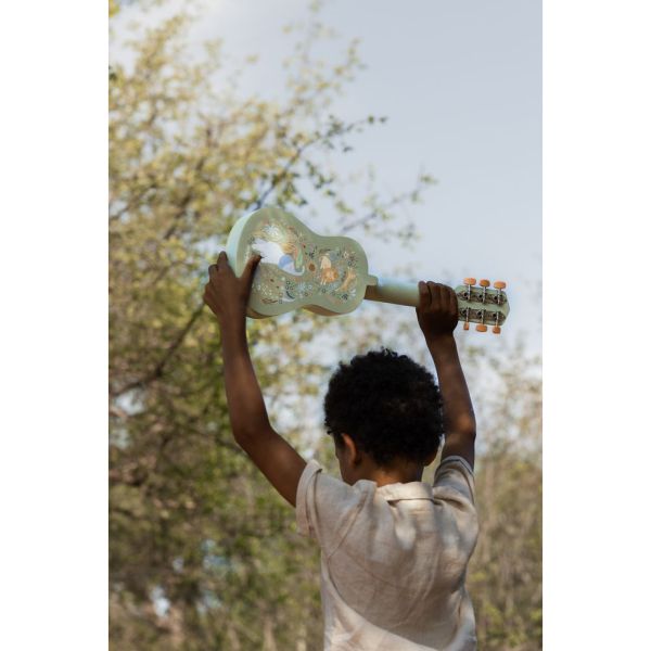 Guitare Verte en bois - Safari Friends