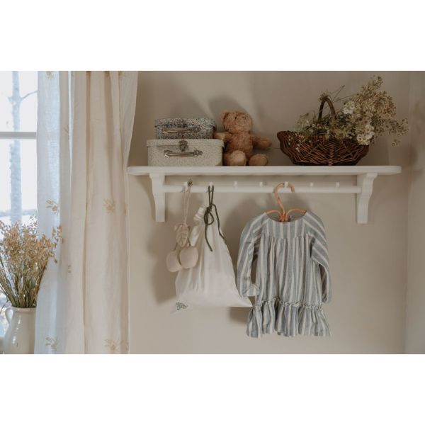 Etagère 9 crochets Blanc