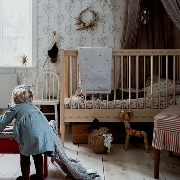 Lit bébé évolutif avec matelas - Naturel