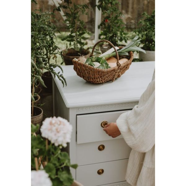 Commode 3 tiroirs Blanc