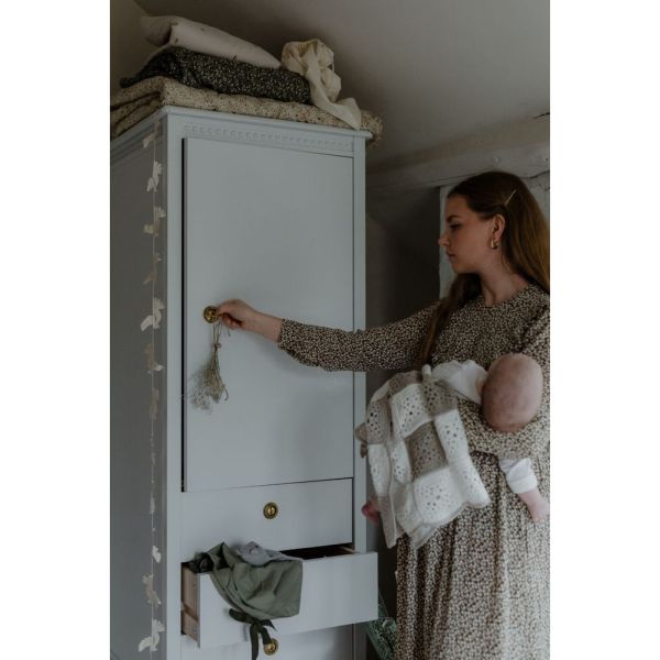 Armoire 1 portes Blanc