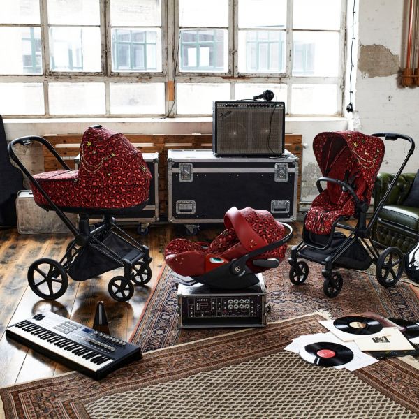 Habillage de siège poussette Priam 4 - Edition Fashion Rockstar