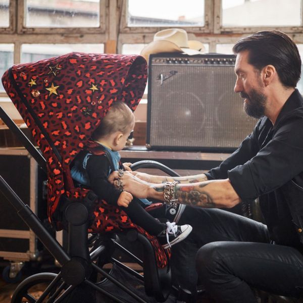 Habillage de siège poussette Priam 4 - Edition Fashion Rockstar