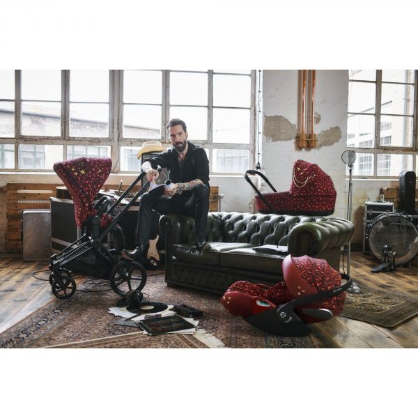 Habillage de siège poussette Priam 4 - Edition Fashion Rockstar