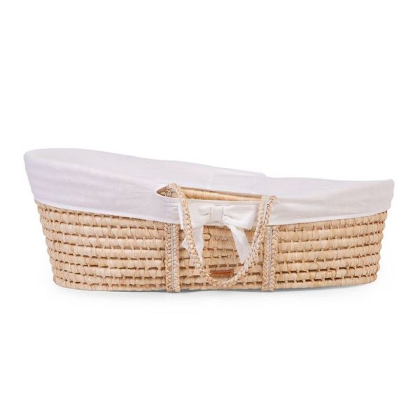 Habillage de couffin Moïse Jersey Blanc cassé