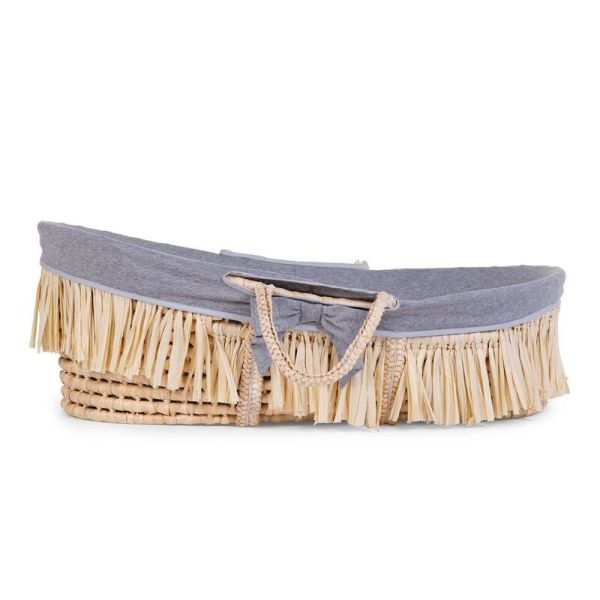 Habillage de couffin Moïse Jersey Gris