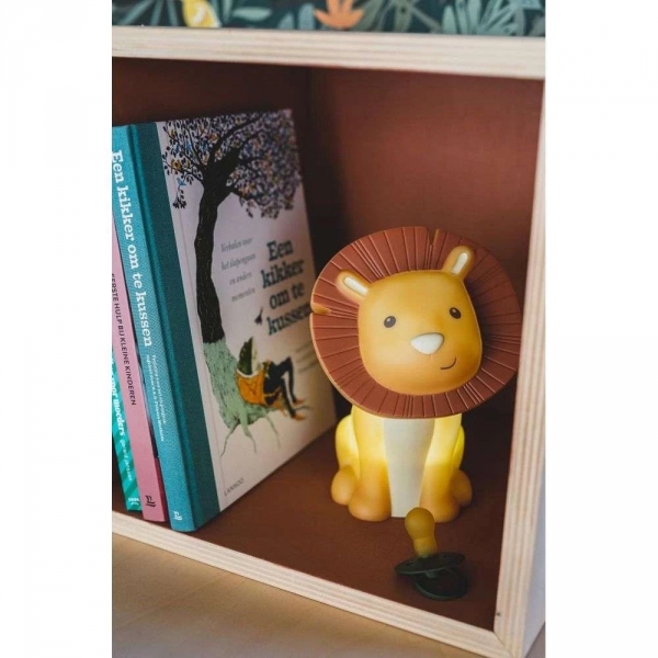 Veilleuse Hakuna rechargeable Lion - Marron