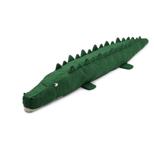 Peluche crocodile Halfdan Garden green