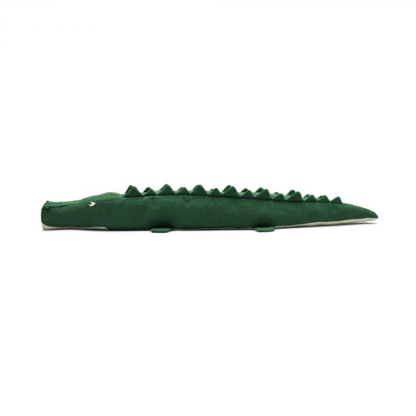 Peluche crocodile Halfdan Garden green