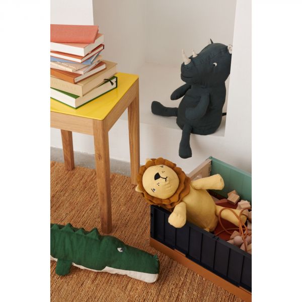 Peluche crocodile Halfdan Garden green