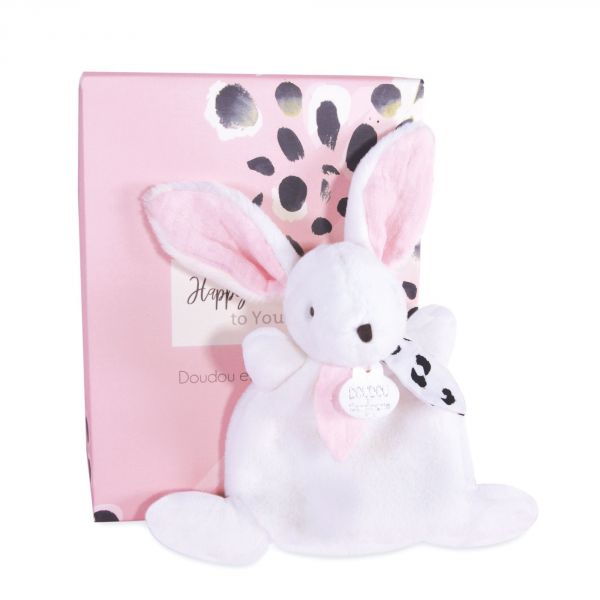 Doudou lapin 17cm Happy Blush