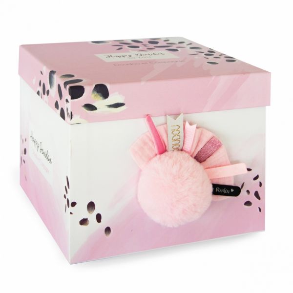 Doudou pantin Happy blush rose