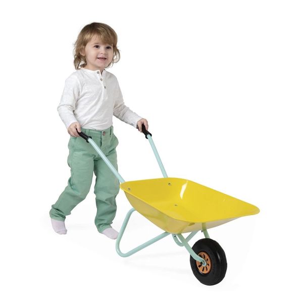 Brouette en métal pour enfant Happy Garden