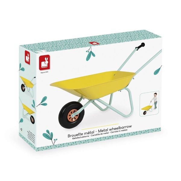 Brouette en métal pour enfant Happy Garden