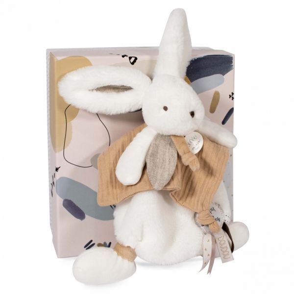 Doudou pompon Happy wild naturel