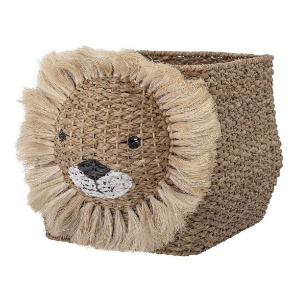 Panier de rangement Herbe de Bankuan avec couvercle - animaux Hérisson
