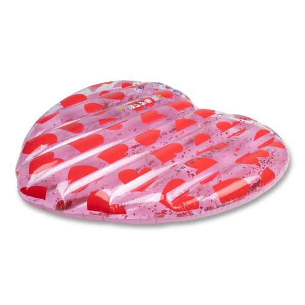 Matelas gonflable Cœur 150 x 120 cm