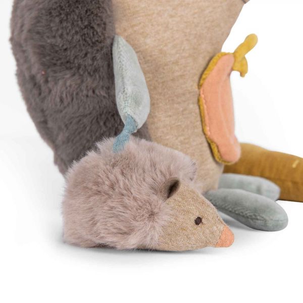 Peluche d'activités à suspendre Trois petits lapins - Hérisson