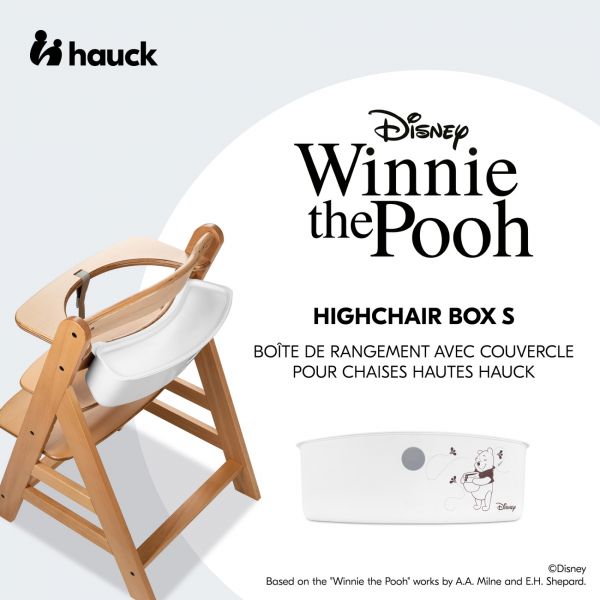 Boîte de rangement pour chaise haute alpha, beta ou arketa taille S Pooh White