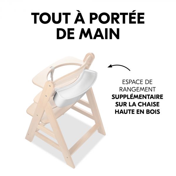 Boîte de rangement pour chaise haute alpha, beta ou arketa taille S Pooh White