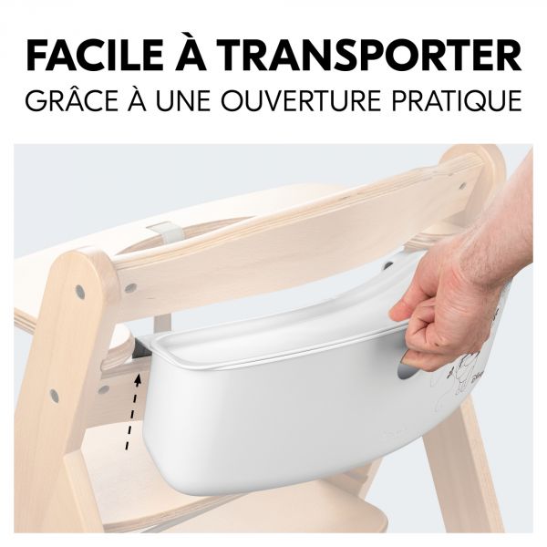 Boîte de rangement pour chaise haute alpha, beta ou arketa taille S Pooh White