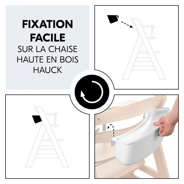 Boîte de rangement pour chaise haute alpha, beta ou arketa taille S Pooh White