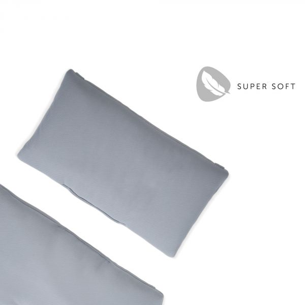 Coussin de chaise haute Deluxe gris