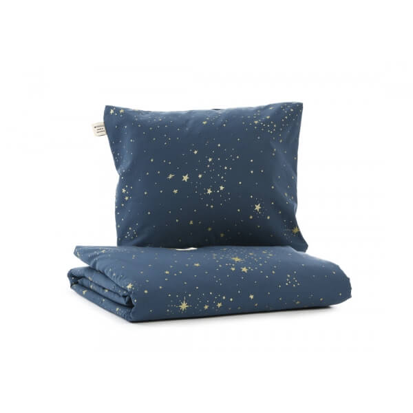 Nobodinoz Housse De Couette Himalaya 90 X 0 Cm Gold Bubble Night Blue Made In Bebe Nobodinoz Housse De Couette Himalaya 90 X 0 Cm Gold Bubble Night Blue Made In Bebe