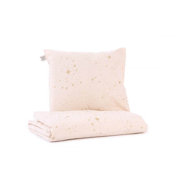 Nobodinoz Housse De Couette Himalaya 70 X 140 Cm Gold Stella Dream Pink Made In Bebe Nobodinoz Housse De Couette Himalaya 70 X 140 Cm Gold Stella Dream Pink Made In Bebe