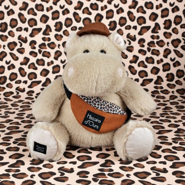 Peluche hippopotame Hello Brook 20 cm