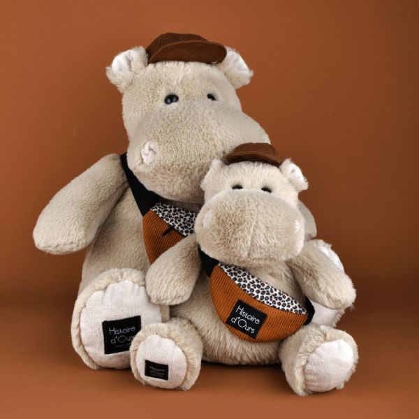Peluche hippopotame Hello Brook 20 cm