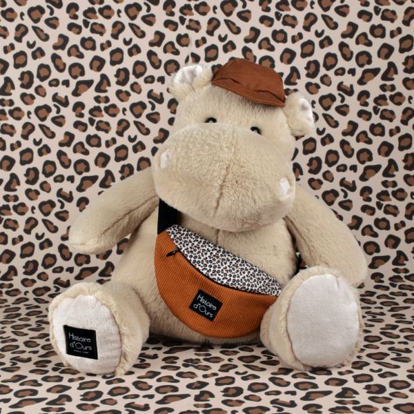 Peluche Hippopotame Hello Brook 38 cm