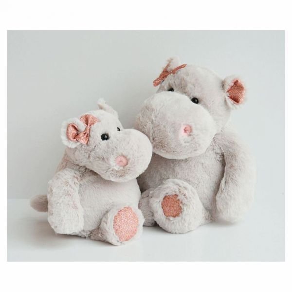 Peluche Hippopotame girl 25 cm