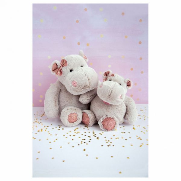 Peluche Hippopotame girl 25 cm