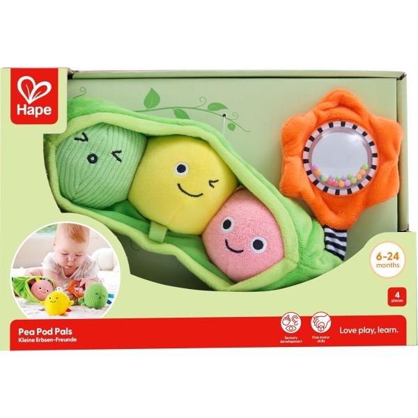 Hochet 3 petits pois pour enfant