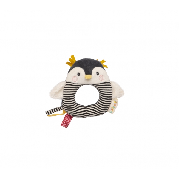 Hochet anneau pingouin - Les Nanouks