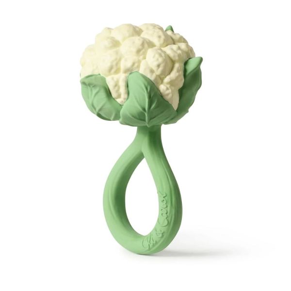 Hochet et anneau de dentition Chou-fleur